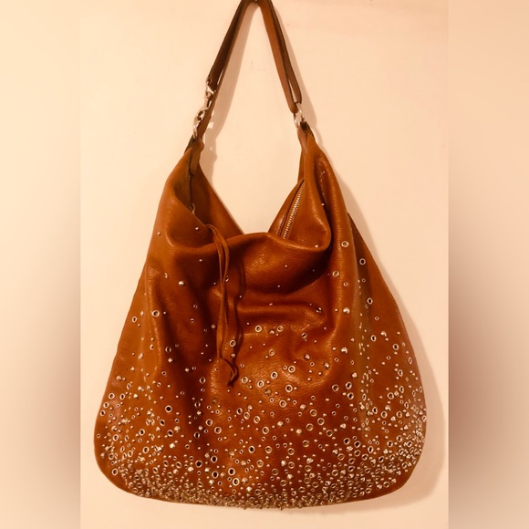 ππ *ππ΄RARE* REBECCA MINKOFF STUDDED HOBO BAGπ HOSTS PICK! - Picture 3 of 16